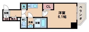 エスリード天王寺ブランシェの物件間取画像